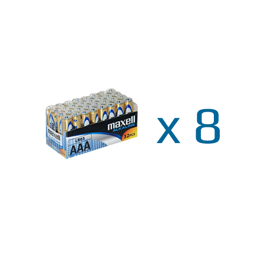 Maxell LR03/AAA alkaliska batterier förpackning med 256 st